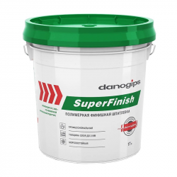Шпаклівка фінішна полімерна Danogips SuperFinish біла, 28 кг 