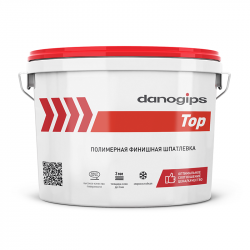 Шпаклевка финишная полимерная Danogips TOP белая, 16,5 кг Рівне