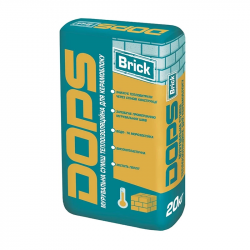 Кладочная смесь теплоизоляционная DOPS BRICK для керамоблока Рівне