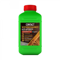 Вогнебіозахист Contact для дерев'яних та мінеральних поверхонь, концентрат 1:10, 1 л 
