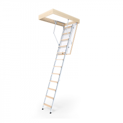 Лестница на чердак Bukwood Eco+ Metal Standart Івано-Франківськ