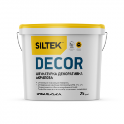 Штукатурка декоративная Siltek Decor акриловая Івано-Франківськ