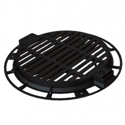 Дощоприймач чавунний D800 DN600 круглий важкий з замком та ущільнючою прокладкою Хвиля С250 в Луцьку