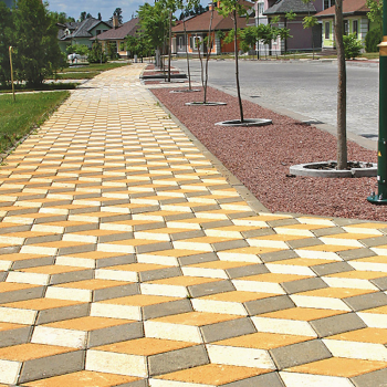 Тротуарная плитка Золотой Мандарин, Ромб в Ровно, фото 4