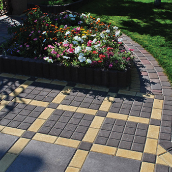 Тротуарная плитка Золотий Мандарин, Квадрат в Ровно, фото 20