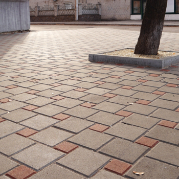 Тротуарная плитка Золотий Мандарин, Квадрат в Ровно, фото 29