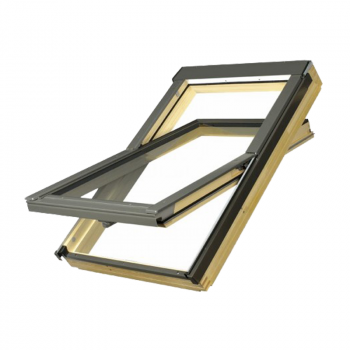 Мансардное окно 78х118 см и шторка рулонная в Луцке, фото 2