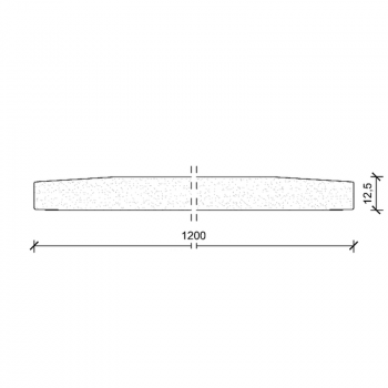 Гіпсокартонна плита Norgips GKB, 2600х1200х12,5 мм, стандартна в Ковелі, фото 2