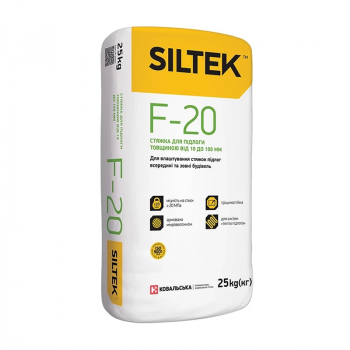 Половая стяжка Siltek F-20 толщиной от 10 до 100 мм Рівне