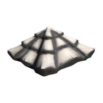 Козырек для забора Черепица литая 450х450 мм в Ровно, фото 3