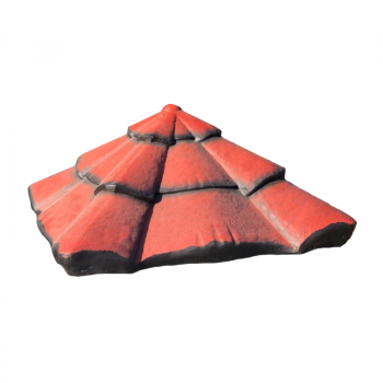 Козырек для забора Черепица литая 450х450 мм в Ровно, фото 4