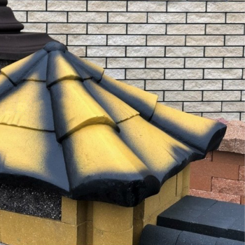 Колпак для забора Черепица литая 500х500 мм в Ровно, фото 8