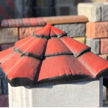 Колпак для забора Черепица литая 500х500 мм в Ровно, фото 11