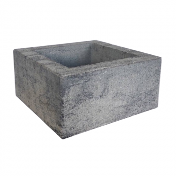 Евроблок Столбиковый гладкий 390х390х190 мм в Ковеле, фото 4