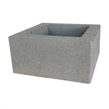 Евроблок Столбиковый гладкий 390х390х190 мм в Ковеле, фото 6