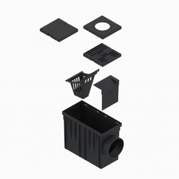 Бокс водосточный пластиковый Easy с горизонтальным отводом в Ивано-Франковске, фото 3