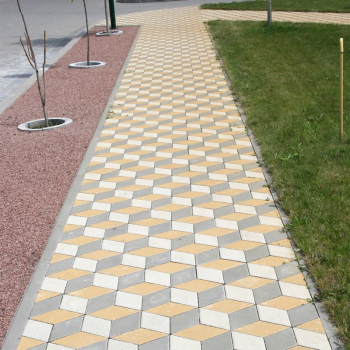 Тротуарная плитка Золотой Мандарин, Ромб в Ровно, фото 8