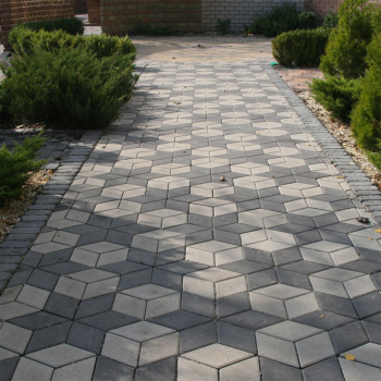 Тротуарная плитка Золотой Мандарин, Ромб в Ровно, фото 14