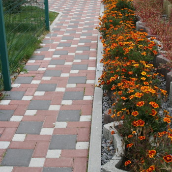 Тротуарная плитка Золотий Мандарин, Квадрат в Ровно, фото 14