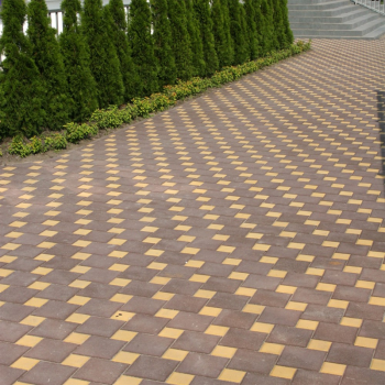 Тротуарная плитка Золотий Мандарин, Квадрат в Ровно, фото 9