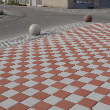 Тротуарная плитка Золотий Мандарин, Квадрат в Ровно, фото 7