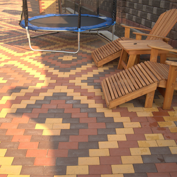 Клинкерная брусчатка Керамейя Оникс 200х100х45 мм в Ровно, фото 15