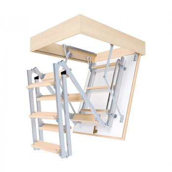 Лестница на чердак Bukwood Compact Metal Mini в Ровно, фото 3