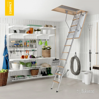 Лестница на чердак Bukwood Compact Metal Standart в Луцке, фото 2