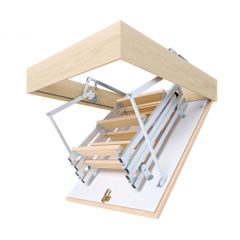 Лестница на чердак Bukwood Eco+ Metal Mini в Ровно, фото 3