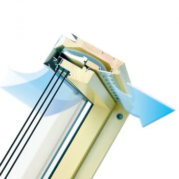 Мансардное окно Fakro Standart Energy FTS-V U4 в Ковеле, фото 3