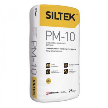 Штукатурка цементно-известковая Siltek PM-10