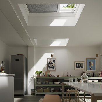 Затемнююча енергозберігаюча штора-плісе для зенітних вікон Velux FMK в Рівному, фото 4