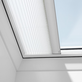 Напівпрозорі штори-плісе для зенітних вікон Velux FMG в Рівному, фото 4