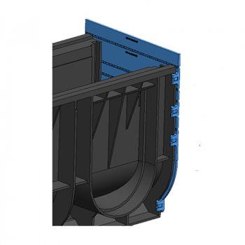 Заглушка універсальна для лотків пластикових Base DN100 H120-200 пластикова в Рівному, фото 3