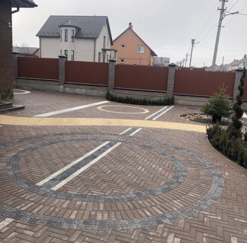 Бруківка Гранат Цеглинка вузька в Рівному, фото 9