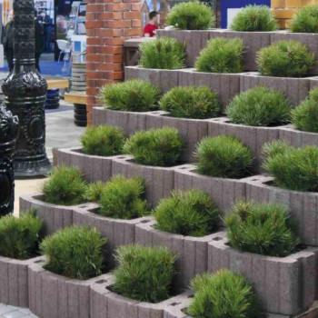 Квітник Золотий Мандарин вібропресований квадратний в Ковелі, фото 2