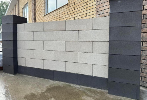 Евроблок Столбиковый гладкий 390х390х190 мм в Ковеле, фото 21