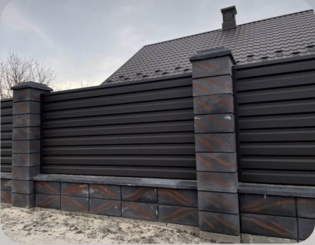 Евроблок Столбиковый гладкий 390х390х190 мм в Ковеле, фото 20