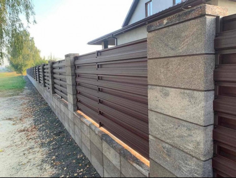 Евроблок Столбиковый гладкий 390х390х190 мм в Ковеле, фото 15