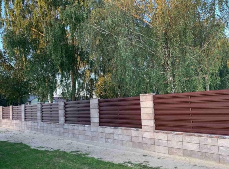 Евроблок Столбиковый гладкий 390х390х190 мм в Ковеле, фото 14