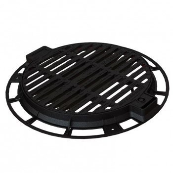 Дождеприемник чугунный D800 DN600 круглый тяжелый с замком и уплотнительной прокладкой. Волна С250 в Луцке