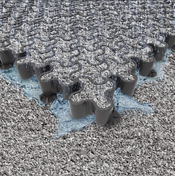 Модуль геопокриття пластиковий EasyPave чорний в Луцьку, фото 4