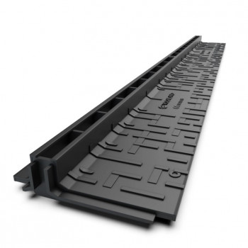 Насадка щелевая L-тип H25 для лотков Base DN100 пластиковая A15 в Луцке, фото 2